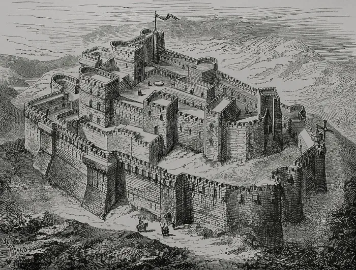 Framed Print : Syria. Krak des Chevaliers. Castle built in Framed Print : Syria. Krak des Chevaliers. Castle built in