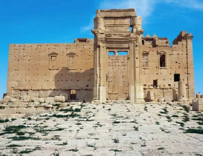 Framed Print : Syria. Palmyra. Great temple of Bel. 1st century A. C Framed Print : Syria. Palmyra. Great temple of Bel. 1st century A. C