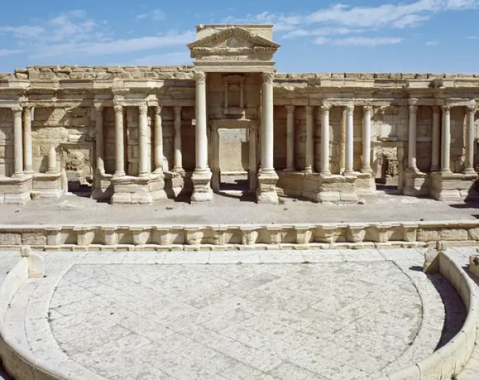 Framed Print : Syria. Palmyra. Roman theater Framed Print : Syria. Palmyra. Roman theater