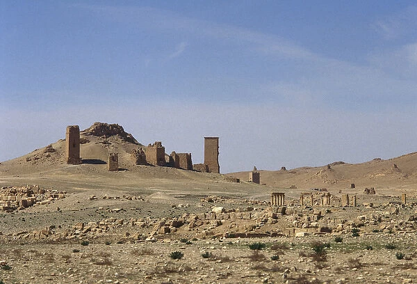Syria. Palmyra. The Valley of the Tombs. Oasis of Tadmor