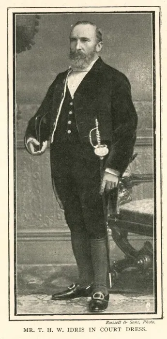 Framed Print : T HW Idris, founder of soft drinks company Framed Print : T HW Idris, founder of soft drinks company