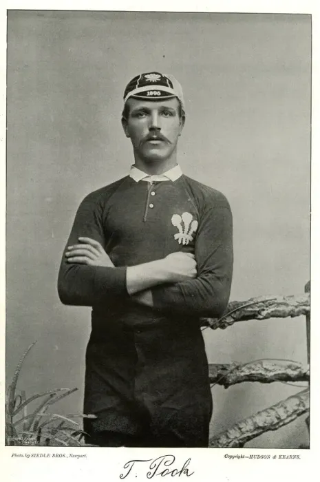 Framed Print : T Pook, Wales International Rugby player Framed Print : T Pook, Wales International Rugby player