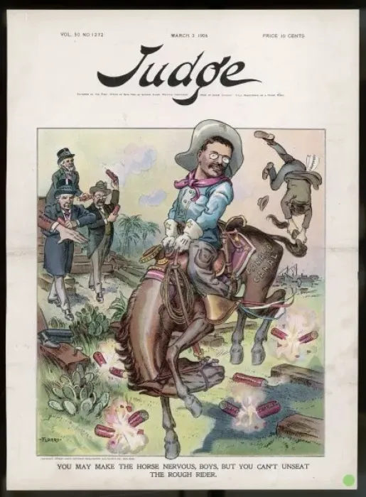 Framed Print : T Roosevelt / Judge 1906 Framed Print : T Roosevelt / Judge 1906