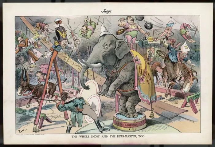 Framed Print : T ROOSEVELT / JUDGE CIRCUS Framed Print : T ROOSEVELT / JUDGE CIRCUS