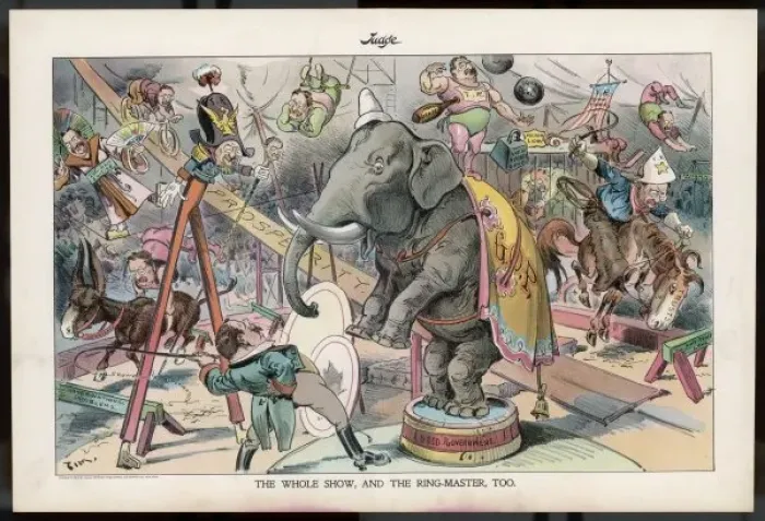 Framed Print : T Roosevelt / Judge Circus Framed Print : T Roosevelt / Judge Circus
