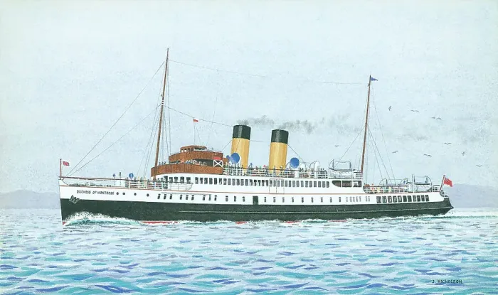 Framed Print : T. S. Duchess of Montrose, Caledonia Steam Packet Company Framed Print : T. S. Duchess of Montrose, Caledonia Steam Packet Company