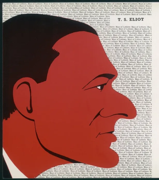 Framed Print : T. s. Eliot / Courier Satire Framed Print : T. s. Eliot / Courier Satire