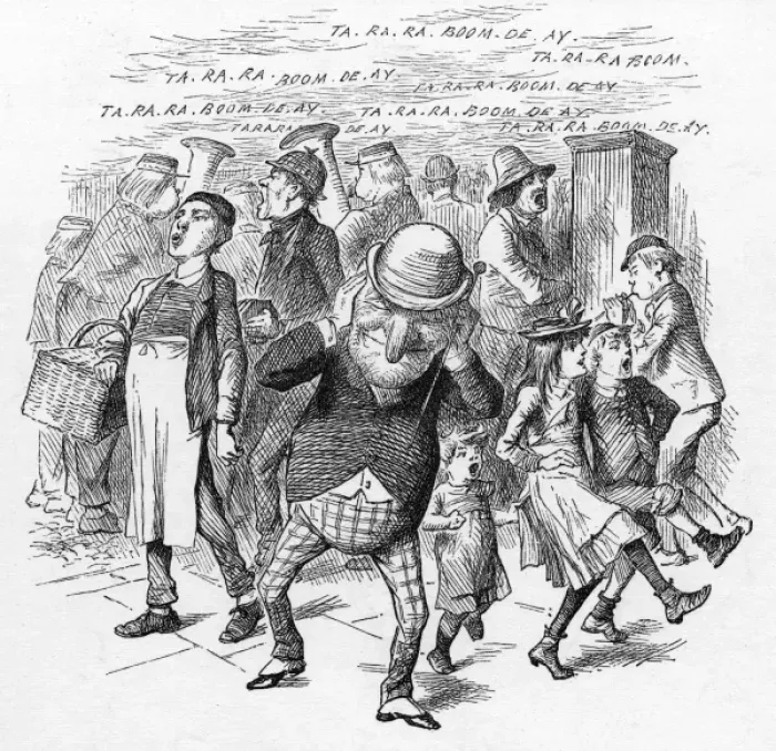 Framed Print : Ta ra ra boom de ay - the popular favourite Framed Print : Ta ra ra boom de ay - the popular favourite