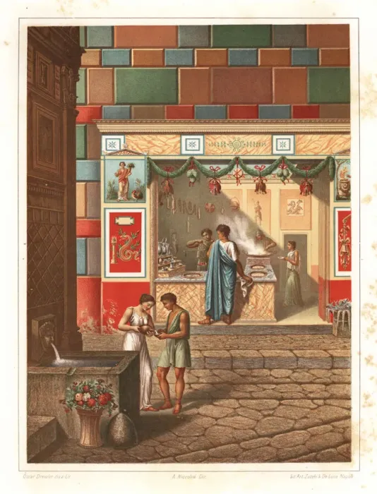 Framed Print : Taberna near the fountain of Mercury, VI. 5, Pompeii Framed Print : Taberna near the fountain of Mercury, VI. 5, Pompeii