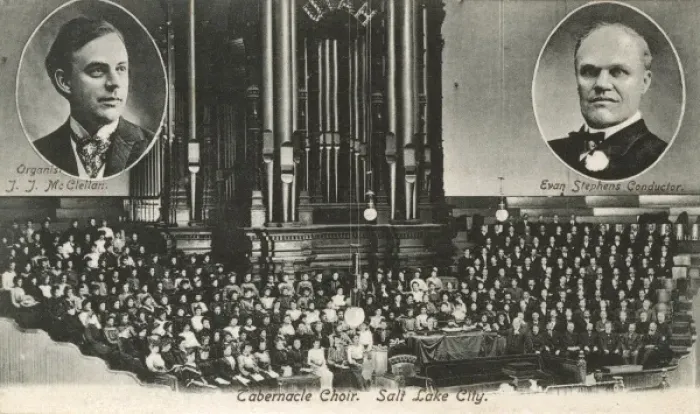 Framed Print : Tabernacle Choir, Organist and Conductor - Salt Lake City Framed Print : Tabernacle Choir, Organist and Conductor - Salt Lake City
