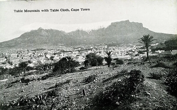 Table Mountain with Table Cloth, Cape Town, South Africa