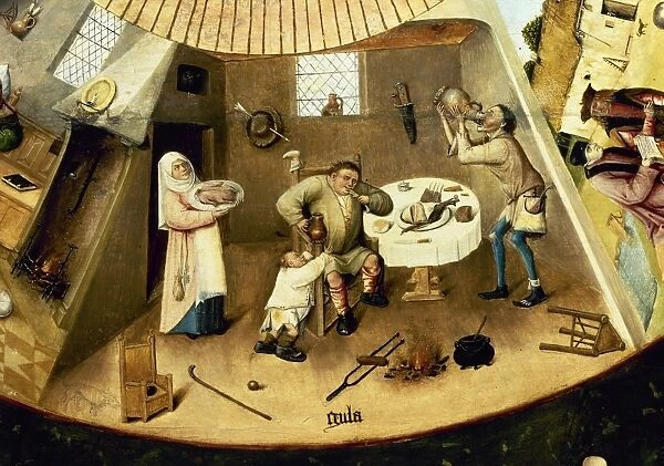 Table of the Seven Deadly Sins by Hieronymus Bosch