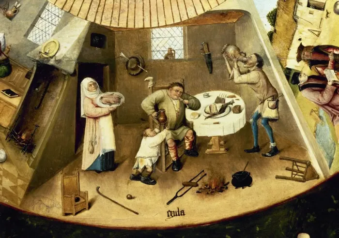 Framed Print : Table of the Seven Deadly Sins by Hieronymus Bosch Framed Print : Table of the Seven Deadly Sins by Hieronymus Bosch
