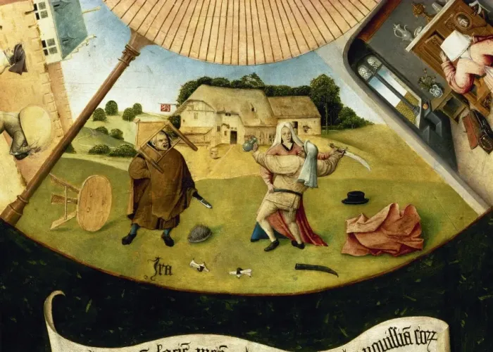 Framed Print : Table of the Seven Deadly Sins by Hieronymus Bosch Framed Print : Table of the Seven Deadly Sins by Hieronymus Bosch