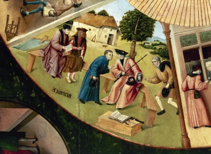 Framed Print : Table of the Seven Deadly Sins by Hieronymus Bosch