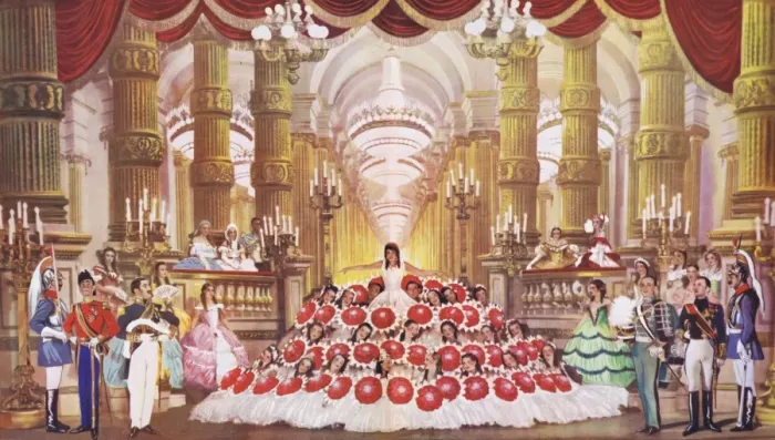 Framed Print : Tableau La Fete Imperiale in Folies en Folie at the Folies B Framed Print : Tableau La Fete Imperiale in Folies en Folie at the Folies B