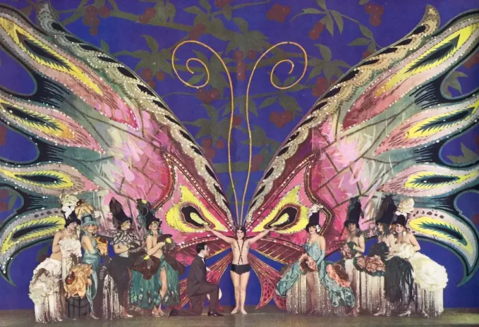 Framed Print : Tableau with le Papillon in Paris En Fleurs at the Casino Framed Print : Tableau with le Papillon in Paris En Fleurs at the Casino
