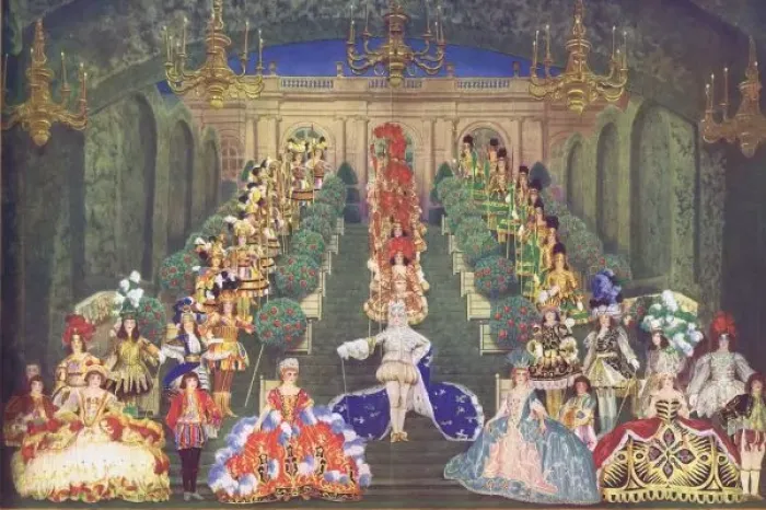 Framed Print : Tableau Sur Les Marches de L Orangerie de Versailles in La Framed Print : Tableau Sur Les Marches de L Orangerie de Versailles in La