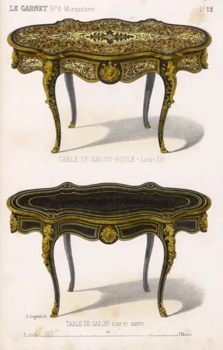 Framed Print : Two Tables De Salon Framed Print : Two Tables De Salon