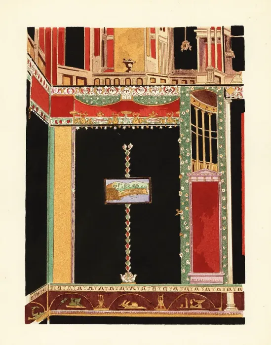 Framed Print : Tablinum in the House of Marcus Lucretius Fronto, Pompeii Framed Print : Tablinum in the House of Marcus Lucretius Fronto, Pompeii
