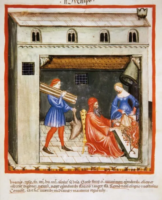 Framed Print : Tacuinum Sanitatis. 14th century. Medieval handbook of healt Framed Print : Tacuinum Sanitatis. 14th century. Medieval handbook of healt