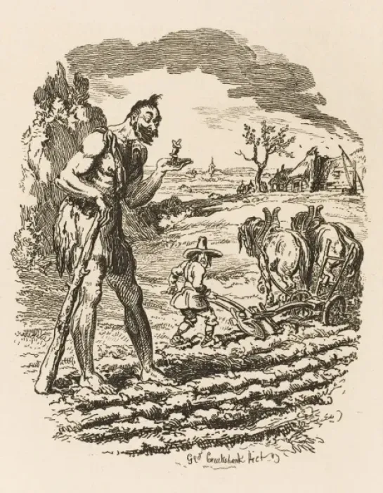 Framed Print : Tailor and Giant - 1 Framed Print : Tailor and Giant - 1