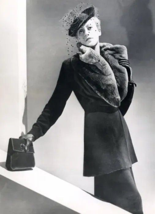 Framed Print : Tailor-Made / Fur Collar Framed Print : Tailor-Made / Fur Collar