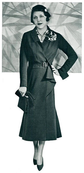 Tailored coat and dress by Jean Patou, 1931