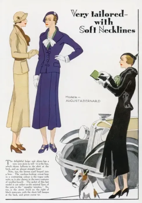 Framed Print : Tailored Suits 1932 Framed Print : Tailored Suits 1932