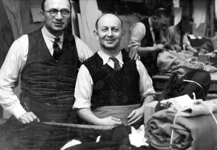 Framed Print : Tailors in a workshop Framed Print : Tailors in a workshop