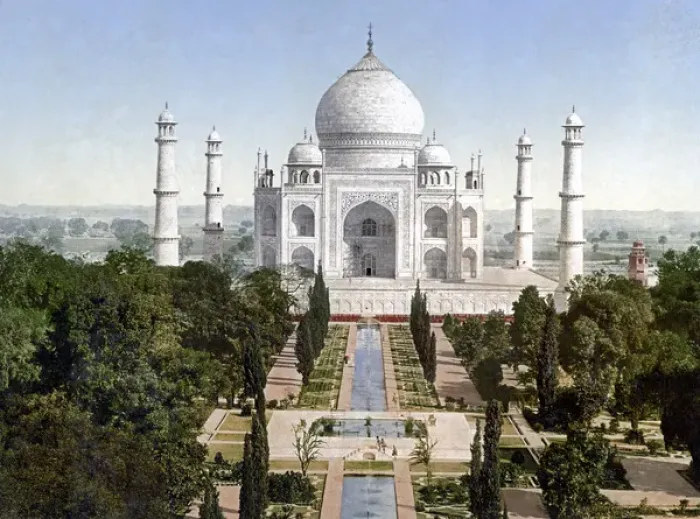 Framed Print : Taj Mahal Agra, India, 1890s Framed Print : Taj Mahal Agra, India, 1890s