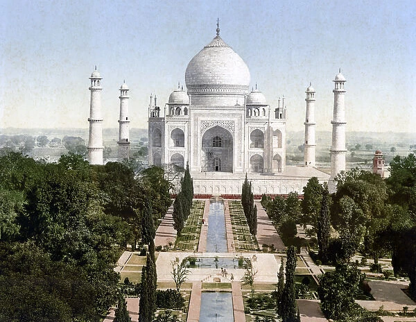 Taj Mahal, Agra, India, circa 1890s