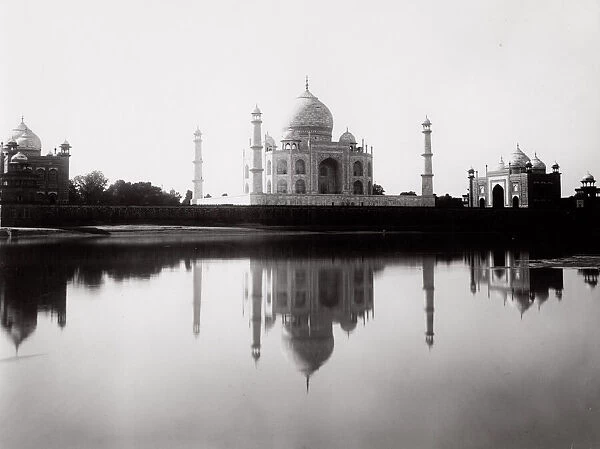 Taj Mahal reflection, Agra, India