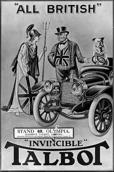 Talbot Car Advertisement, 1912