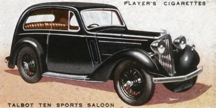 Framed Print : Talbot Ten Saloon Framed Print : Talbot Ten Saloon