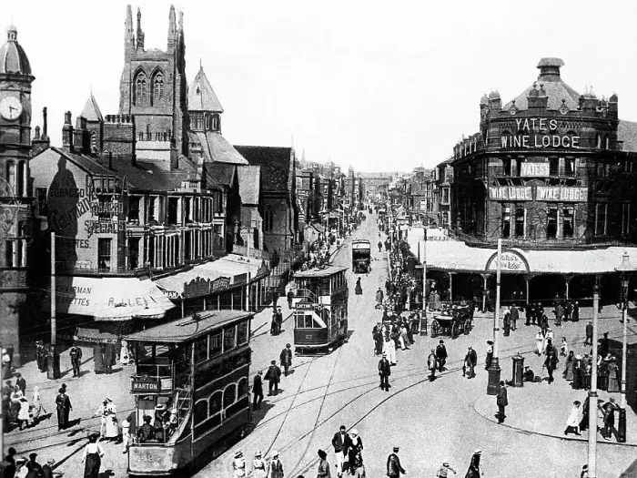 Framed Print : Talbot Square, Blackpool early 1900's Framed Print : Talbot Square, Blackpool early 1900's