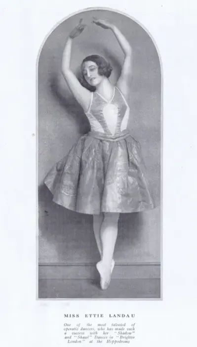 Framed Print : The talented operatic dancer Ettie Landau, London, 1923 Framed Print : The talented operatic dancer Ettie Landau, London, 1923