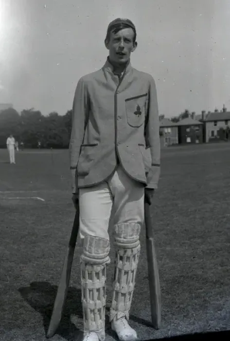 Framed Print : Tall slim cricketer Framed Print : Tall slim cricketer