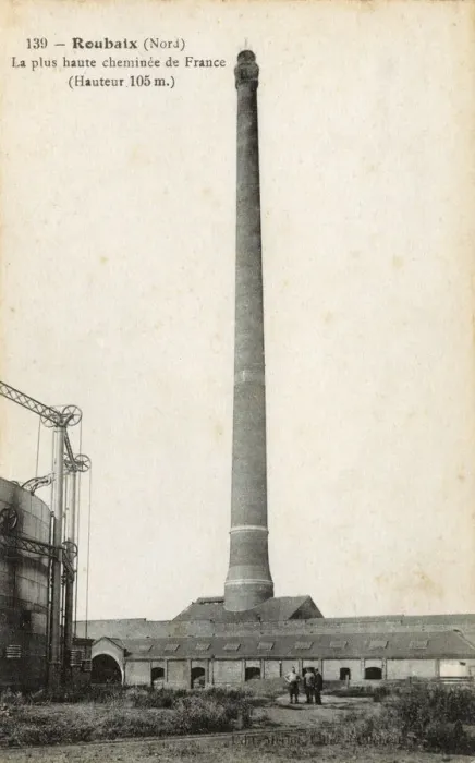 Framed Print : Tallest Chimney in France at Roubaix (Nord) Framed Print : Tallest Chimney in France at Roubaix (Nord)