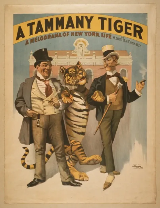 Framed Print : A Tammany tiger a melodrama of New York life by H. Grattan D Framed Print : A Tammany tiger a melodrama of New York life by H. Grattan D