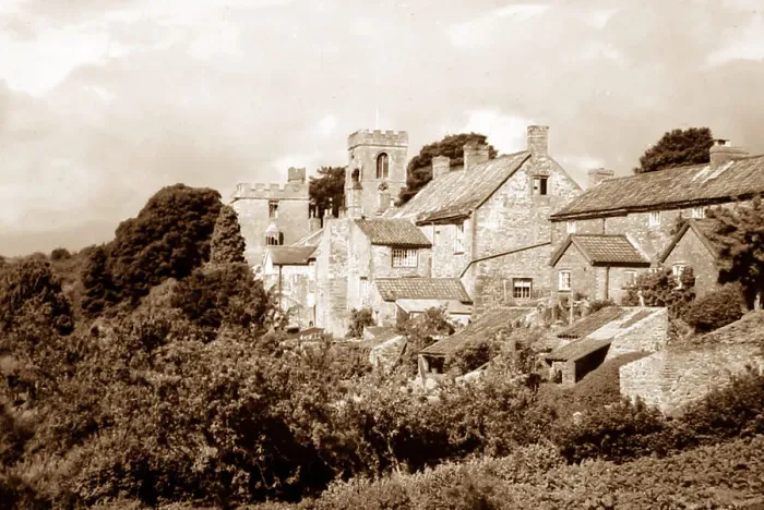 Framed Print : Tanfield in the 1930s Framed Print : Tanfield in the 1930s