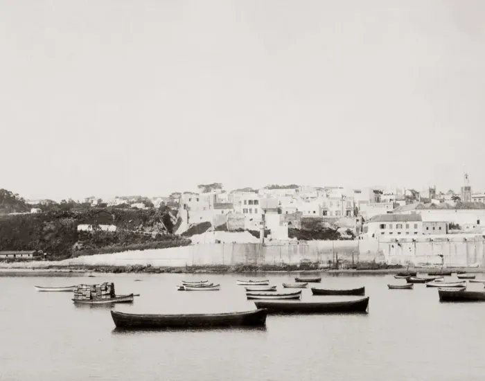 Framed Print : Tangier from the bay, Morocco, c. 1900 Framed Print : Tangier from the bay, Morocco, c. 1900