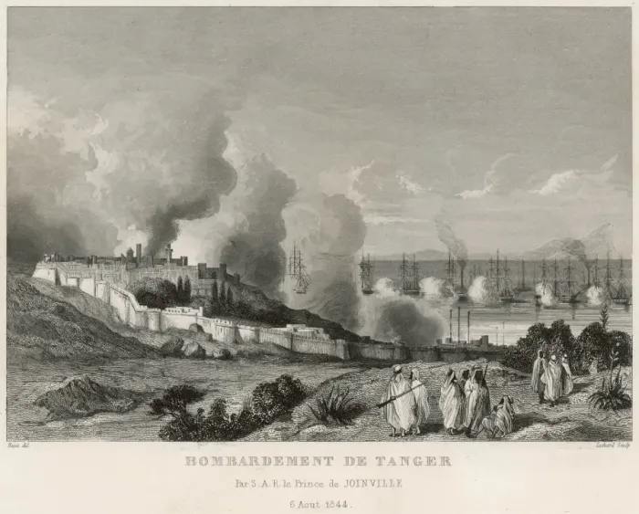 Framed Print : Tangier Bombarded Framed Print : Tangier Bombarded
