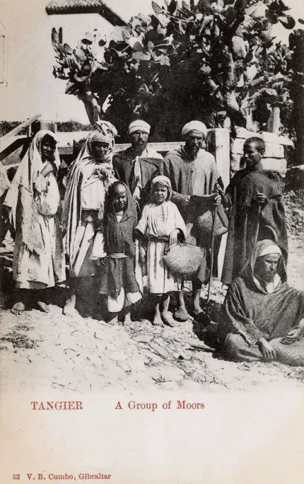 Framed Print : Tangier, Morocco - A Group of Moors Framed Print : Tangier, Morocco - A Group of Moors