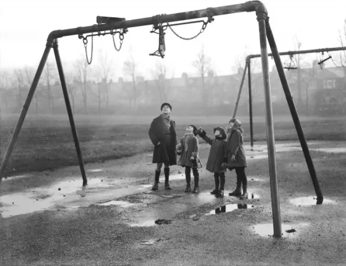 Framed Print : Tangled Swings Framed Print : Tangled Swings