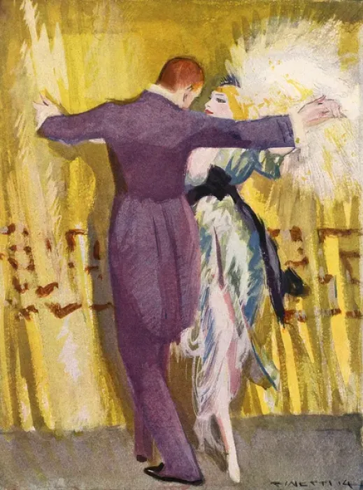 Framed Print : Tango (Finetti) 1914 Framed Print : Tango (Finetti) 1914