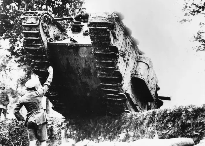 Framed Print : A tank in 1917 Framed Print : A tank in 1917