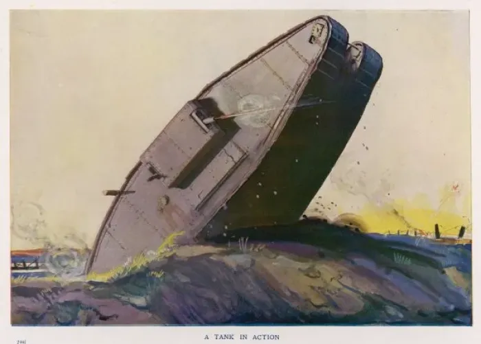Framed Print : Tank on Rough Ground Framed Print : Tank on Rough Ground
