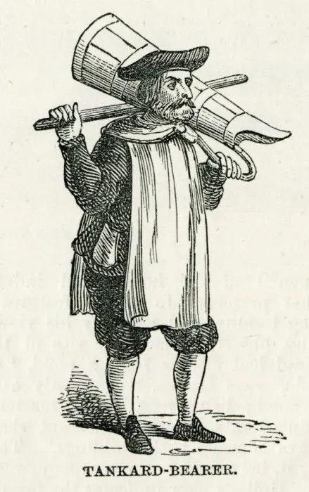 Framed Print : Tankard bearer, London Framed Print : Tankard bearer, London