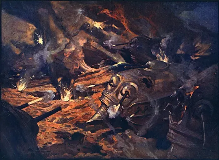 Framed Print : Tanks used in WW1 - a vision of Armageddon Framed Print : Tanks used in WW1 - a vision of Armageddon